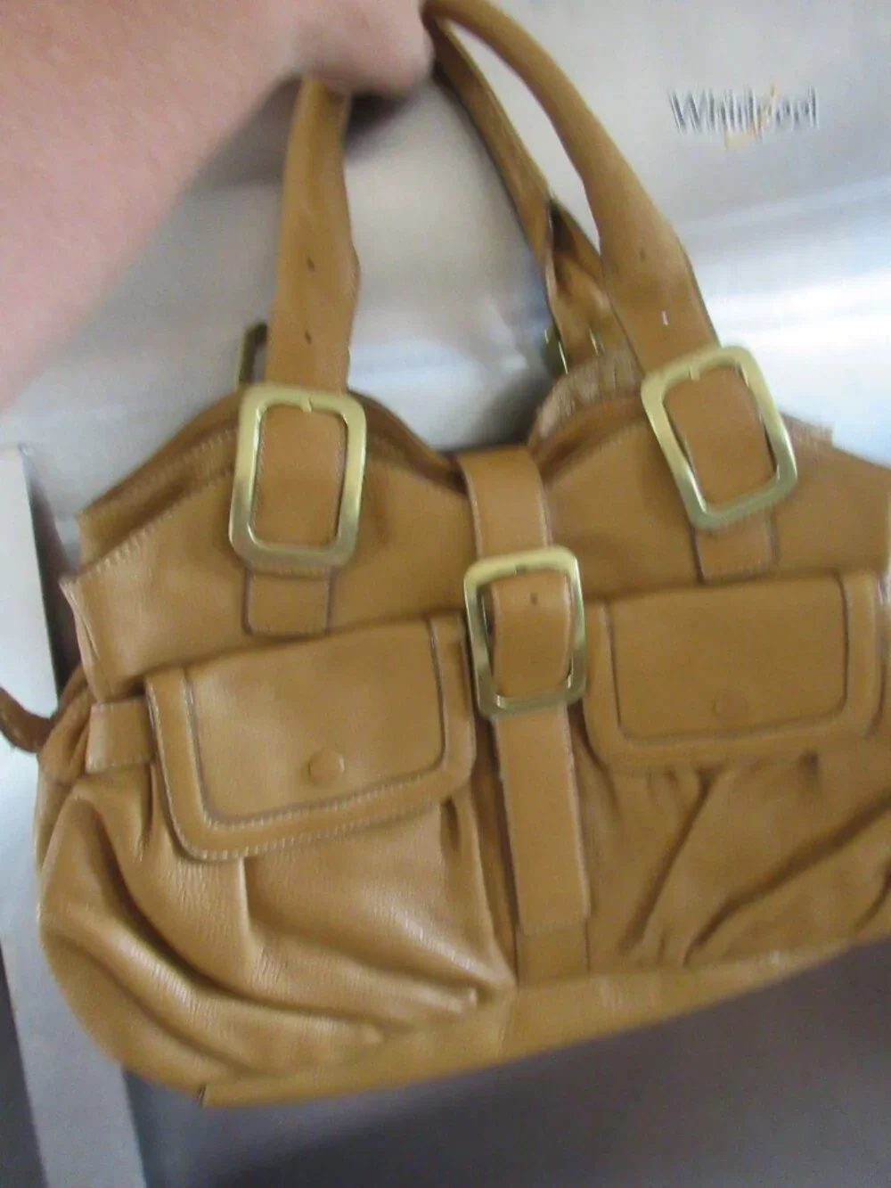 Cole Haan Satchel Tan leather handbag purse